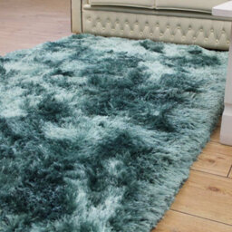 Aqua Handmade , Luxurious , Modern , Plain , Shaggy , Sparkle Easy To Clean Rug For Living Room, Bedroom - 70Cm X 140Cm - thumbnail 6
