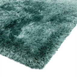 Aqua Handmade , Luxurious , Modern , Plain , Shaggy , Sparkle Easy To Clean Rug For Living Room, Bedroom - 70Cm X 140Cm - thumbnail 2