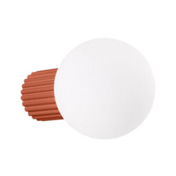 Luminosa Lighting Luminosa Halo Bathroom Wall Lamp Red Ochre 1X G9Ip44 - thumbnail 1