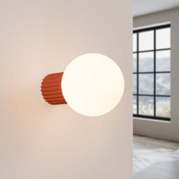 Luminosa Lighting Luminosa Halo Bathroom Wall Lamp Red Ochre 1X G9Ip44 - thumbnail 2