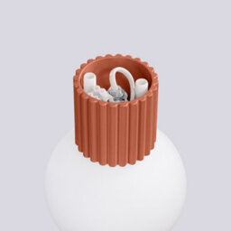 Luminosa Lighting Luminosa Halo Bathroom Wall Lamp Red Ochre 1X G9Ip44 - thumbnail 6
