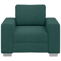 Vidaxl Sofa With Cushion Dark Green 100 X 77 X 82 Cm Fabric - thumbnail 4