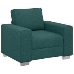 Vidaxl Sofa With Cushion Dark Green 100 X 77 X 82 Cm Fabric - thumbnail 2