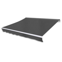 Berkfield Folding Awning Manual Operated 300 Cm Anthracite - thumbnail 1