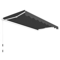 Berkfield Folding Awning Manual Operated 300 Cm Anthracite - thumbnail 3
