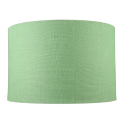 Happy Homewares Designer Frosted Lime Green Textured Linen Fabric Circular Lamp Shade - thumbnail 4