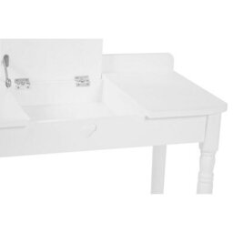 Orsina Childrens Dressing Table And Chair, Crisp White Dressing Table With Mirror, Body Posture Vanity Chair - thumbnail 9