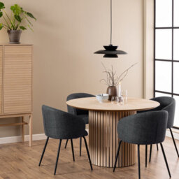 Furniture To Go Linley Round Dining Table In White Oak - thumbnail 3