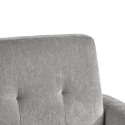 Julian Bowen Monza Upholstered 2 Seater Sofa - Grey Chenille - thumbnail 4