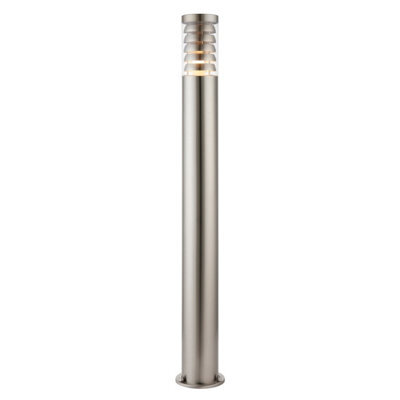 Luminosa Lighting Luminosa Tango Outdoor Bollard Brushed Stainless Steel Ip44 - image 1