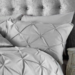 Gc Gaveno Cavailia Dazzling Diamonds Duvet Cover Bedding Set Silver Super King 3Pc With Pintuck Quilt Cover - thumbnail 3
