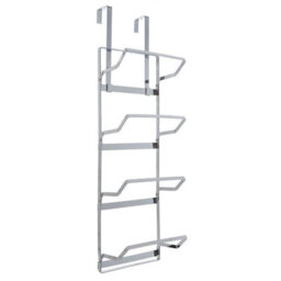 Livivo Over Door Towel Holder Rack Chrome 4 Tier Storage