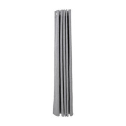 Living And Home Light Gray 2-Piece Blackout Double-Sided Linen/linen-Like Curtain Set, 168Cm X 229Cm - thumbnail 2