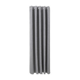Living And Home Light Gray 2-Piece Blackout Double-Sided Linen/linen-Like Curtain Set, 168Cm X 229Cm - thumbnail 3