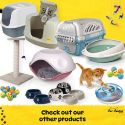 Cat Centre.Direct Cat Centre Medium Grey Galaxy Detachable Hooded Litter Tray With Carbon Filter - thumbnail 7