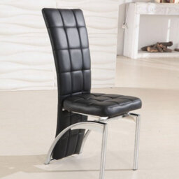 Furniture in Fashion Hartley Clear Glass Dining Table With 4 Ravenna Black Chairs - thumbnail 3
