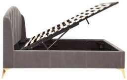 Gfw Pettine 135Cm End Lift Ottoman Bed Double Grey - thumbnail 6