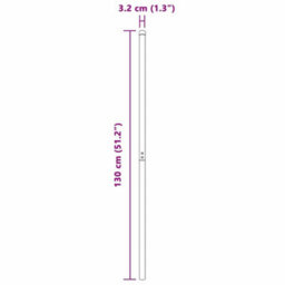 Berkfield Fence Posts 12 Pcs Green 130 Cm Powder-Coated Steel - thumbnail 7