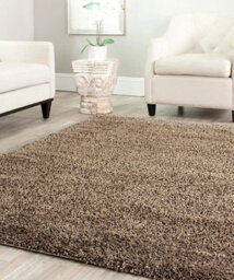 "Bravich Mocha Thick Shaggy Rug - California - 160X230Cm (5'4""x7'8"")" - thumbnail 3