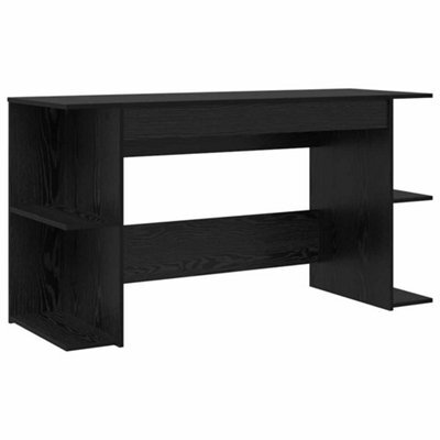 Berkfield Modern With Shelf Other Black Oak 140 X 50 X 75 Cm Engineered Wood - image 1