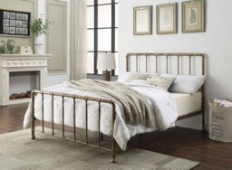 Flintshire Furniture Kinnerton King Size 5Ft Antique Bronze Metal Bed Frame - thumbnail 2