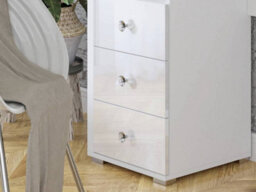 Arte Diva 49 Dressing Table In White - 1200mm X 1360mm X 400mm - Luxurious Vanity With Led Lighting - thumbnail 4
