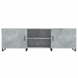 Berkfield Tv Cabinet Concrete Grey 150X30X50 Cm Engineered Wood - thumbnail 5