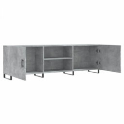 Berkfield Tv Cabinet Concrete Grey 150X30X50 Cm Engineered Wood - thumbnail 6