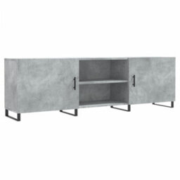 Berkfield Tv Cabinet Concrete Grey 150X30X50 Cm Engineered Wood - thumbnail 2