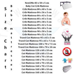 TheWhiteWater Limited Baby Travel Cot Mattress Sheet, Newborn Crib Travel Bed Mattress - 140 X 70 X 13 Cm - thumbnail 7