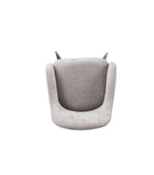 MiHOMEUK Zurich Velvet Bar Stool Contemporary Velvet Counter Stool With Metal Legs & Padded Back Light Grey W52.5 X D51.5 X H96 Cm - thumbnail 5