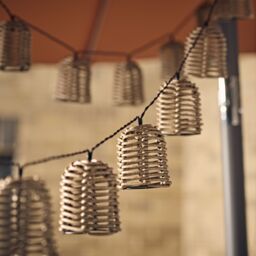Solar-Powered Warm White 10 Integrated Led Outdoor String Lights, (L) 4800mm - thumbnail 4