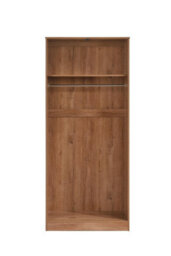 Richmond Chestnut Oak 2 Door Double Wardrobe 3 Piece Bedroom Set - thumbnail 5