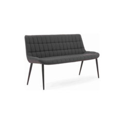 Furniture 48 Casper Grey Faux Leather Bench - thumbnail 2