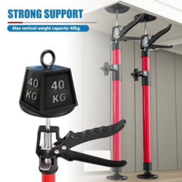 2Pack Adjustable 50-115Cm Long Heavy Duty Pole - Telescopic Quick Support Rod - thumbnail 4