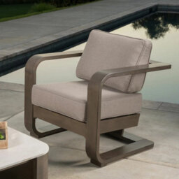 Sunvilla Gibson 4 Piece Patio Seating Set Aluminium Frame Sunbrella Cushions Stone Table Outdoor Sofa Chairs Cover - thumbnail 4