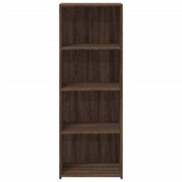 Berkfield Highboard Brown Oak 45X41X124 Cm Engineered Wood - thumbnail 4