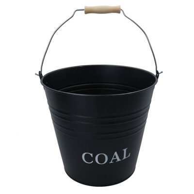 AB Tools Coal Bucket Fireplace Scuttle Fireside Carrier Storage 12 Litres Capacity Fire Log - image 1