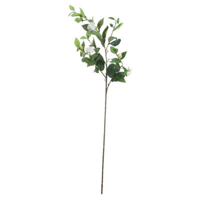 Hill Interiors Artificial Gardenia Stem Flower Cream (One Size)