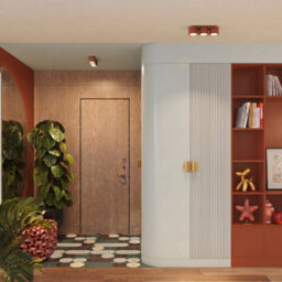 Luminosa Lighting Luminosa Aura Surface Mounted Downlight Red Ochre 3X Gx53 - thumbnail 7