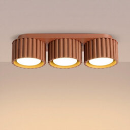 Luminosa Lighting Luminosa Aura Surface Mounted Downlight Red Ochre 3X Gx53 - thumbnail 3