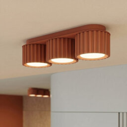 Luminosa Lighting Luminosa Aura Surface Mounted Downlight Red Ochre 3X Gx53 - thumbnail 9