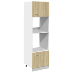 Berkfield 7 Piece Kitchen Cabinet Set Sonoma Oak Engineered Wood - thumbnail 5