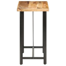 Berkfield Industrial Bar Table 120X58X107 Cm Rough Mango Wood - thumbnail 3