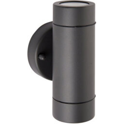 2 Pack Up & Down Twin Outdoor Ip44 Wall Light - 2 X 7W Gu10 Led - Anthracite - thumbnail 5