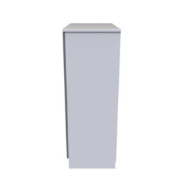 Trent 4 Drawer Deep Chest In Dusk Grey & White (Ready Assembled) - thumbnail 2