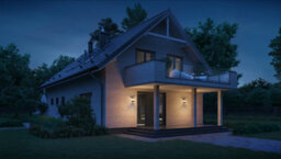 Steinel Outdoor Wall Light L 10 S Black, Modern Latern With Motion Sensor - thumbnail 3