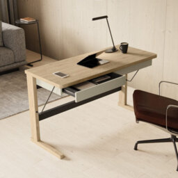 Arte Ollie 6 Desk - Stylish Workspace Solution - W131Cm X H79Cm X D56Cm - thumbnail 5