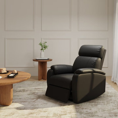 Flexispot Electric Leather Recliner Chairs Xr5 With Usb Charging Port In Black - image 1