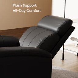 Flexispot Electric Leather Recliner Chairs Xr5 With Usb Charging Port In Black - thumbnail 4